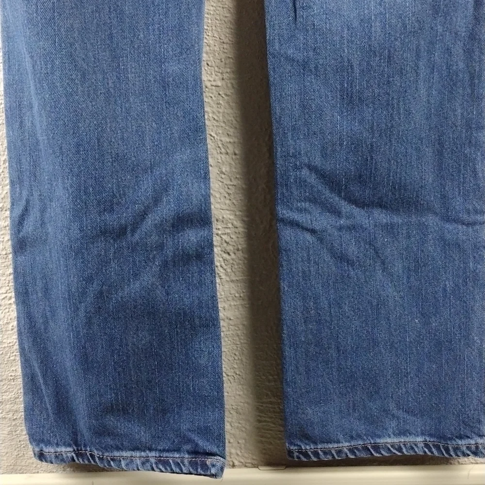 Children's Place Dark Medium Wash Five Pocket Mid Rise Boot Cut Denim Jean